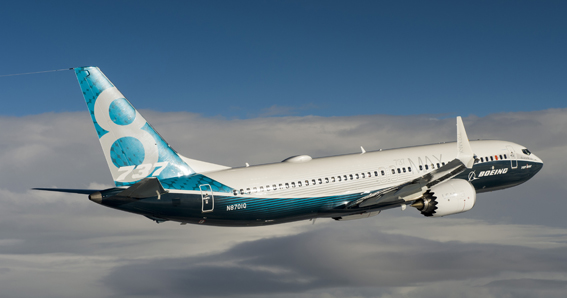 737MAX; 737; Boeing; 737MAX first flight; air to air; K66500-05